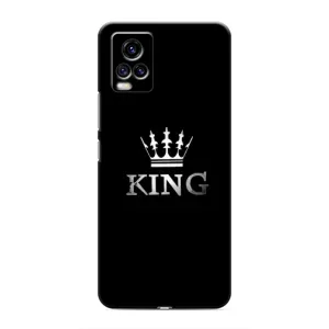 Чехол с Короной Виво В20 - (AlphaPrint) (KING)