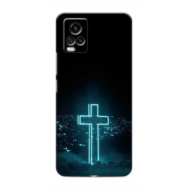 Чохол з принтом «Хрест і місто» для Vivo V20 Чохол з принтом «Хрест і місто» для Vivo V20