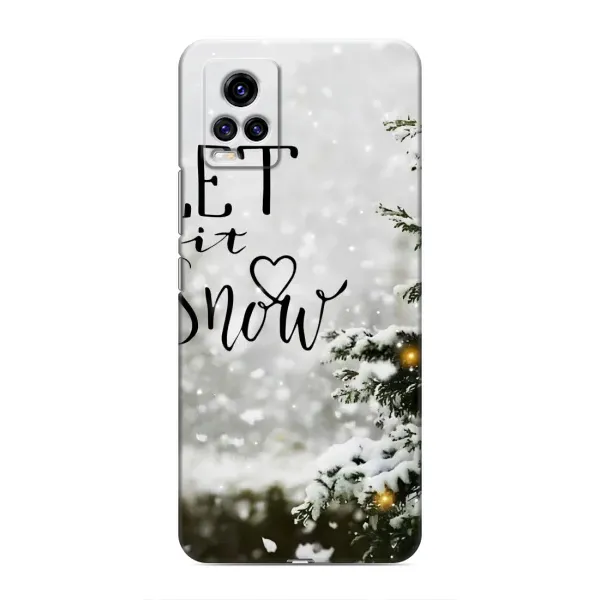 Чехол с принтом «Let it snow» для Vivo V20