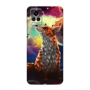 Чехлы с картинкой Лисички для ViVO V20 (VPrint) (Лисица в космосе)