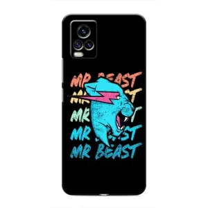 Чехлы Мистер Бист для Виво В20 (logo Mr beast)