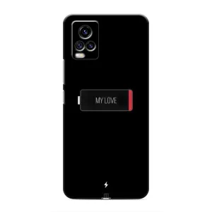 Чехлы для любимой на Виво В20 (VPrint) (Love battery)