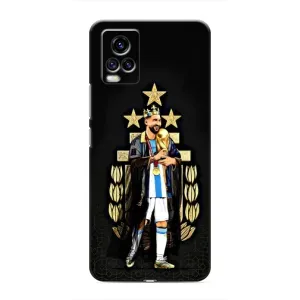 Чехлы для ViVO V20 (Leo чемпион) (AlphaPrint) (Месси Король)