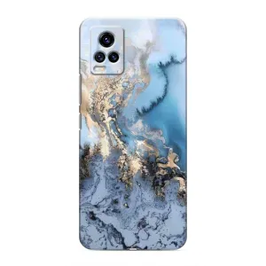 Мраморный чехол на ViVO V20 (VPrint) (Нежный мрамор)