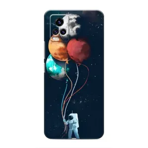 Космические Чехлы для Виво В20 (VPrint) (Планеты шарики)