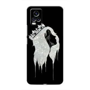 Чехол с Короной Виво В20 - (AlphaPrint) (Принцесса)