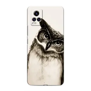 Чехол с птицами на ViVO V20 (VPrint) (Сова)