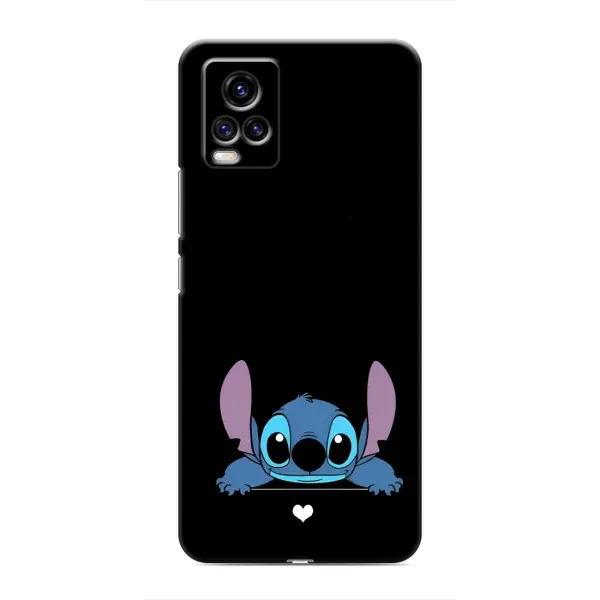 Чохол з принтом «Стіч на чорному» для Vivo V20