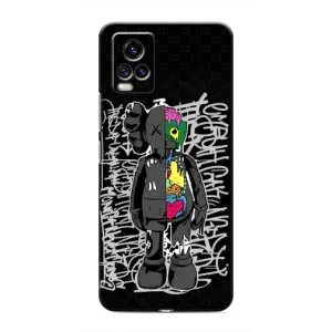 Чехлы для ViVO V20 - Bearbrick Louis Vuitton (PREMIUMPrint) (Стиль Bearbrick)