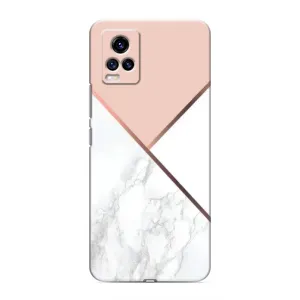 Мраморный чехол на ViVO V20 (VPrint) (Тройной мрамор)