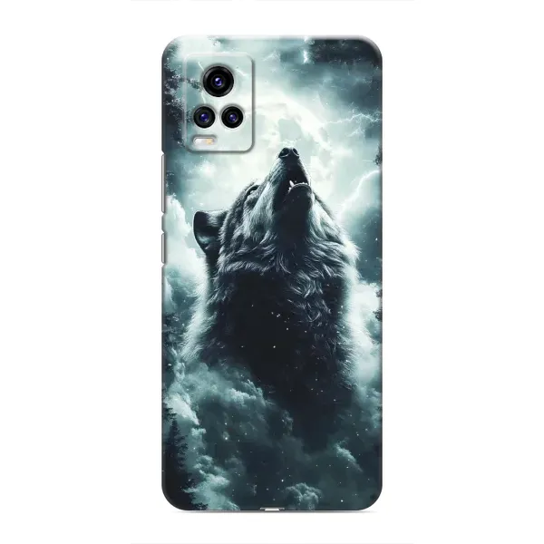 Чохол з принтом «Вовк у хмарах» для Vivo V20 Чохол з принтом «Вовк у хмарах» для Vivo V20