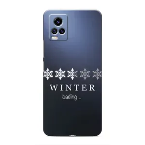 Зимние Чехлы для Виво В20 - прозрачный фон (Winter loading)