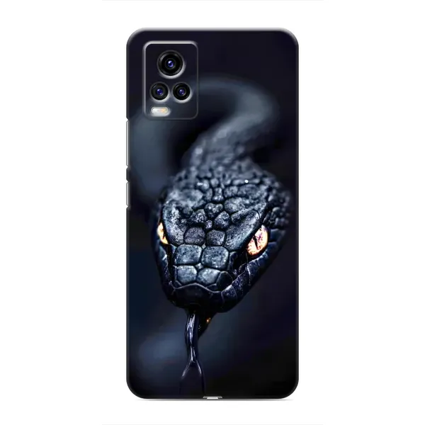 Чохол з принтом «Чорна змія» для Vivo V20 Чохол з принтом «Чорна змія» для Vivo V20