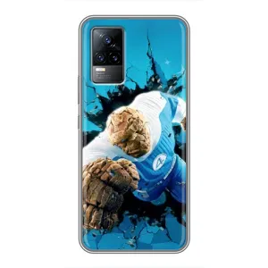 Чехол с принтом Фантастическая четверка для Vivo V21 (Существо Фантастическая Четверка)