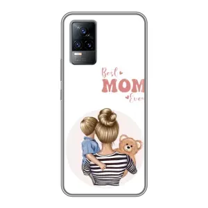 Чехлы для мамы на Vivo V21 (Мама и сын)