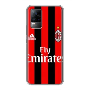 Чехлы для Vivo V21 (VPrint) - Футбольные клубы (Milan)