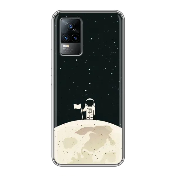 Чехол с принтом «На луне» для Vivo V21