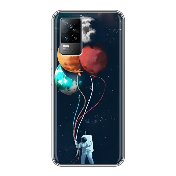 Чехол с принтом «Планеты шарики» для Vivo V21