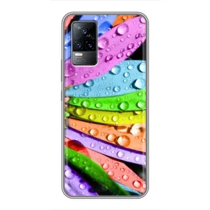 Чехлы (ART) Цветы на Vivo V21 (VPrint)