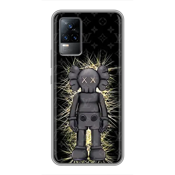 Чехол с принтом «Bearbrick LV» для Vivo V21E