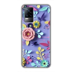 Чохли з квітами для Vivo V21E (VPrint) (Дизайн квітів)