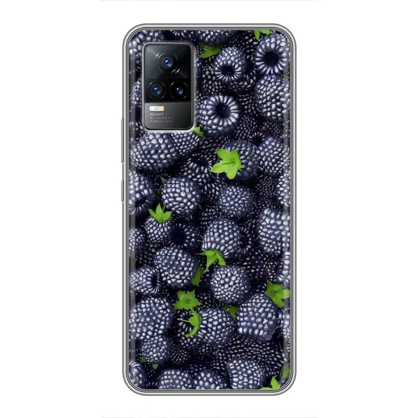 Чехол с принтом «Ежевика» для Vivo V21E