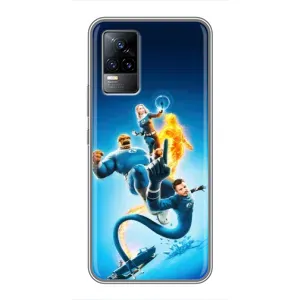 Чохол з принтом Фантастична четвірка для Vivo V21E (Герої Фантастична Четвірка)