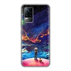 Космические Чехлы для Виво В21Е (VPrint) (Галактический вид)