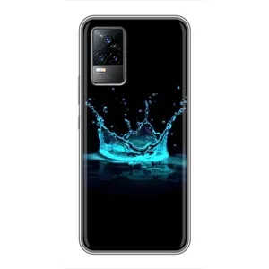 Чехол с Короной Виво В21Е - (AlphaPrint) (Капля короны)