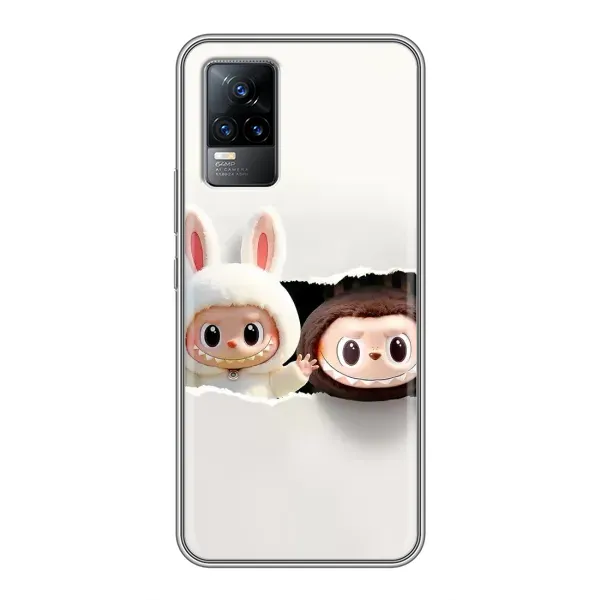 Чехол с принтом «Лабубу» для Vivo V21E