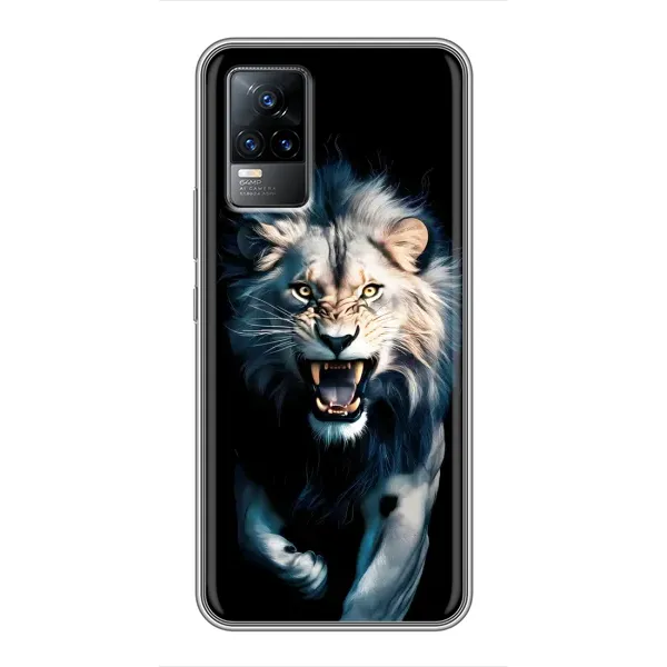 Чехол с принтом «Лев в темноте» для Vivo V21E Чехол с принтом «Лев в темноте» для Vivo V21E