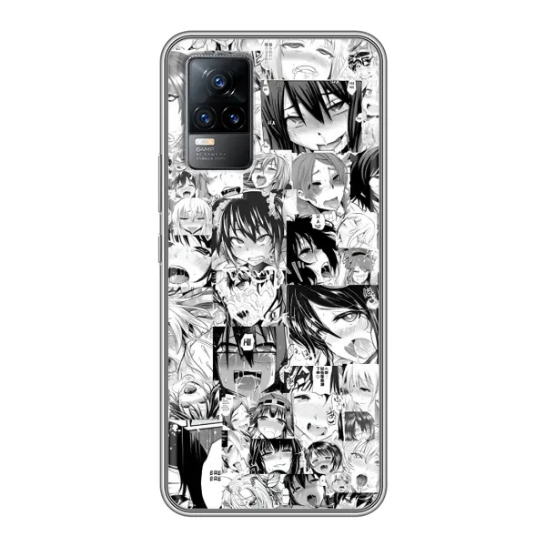 Чехол с принтом «Ahegao manga» для Vivo V21E