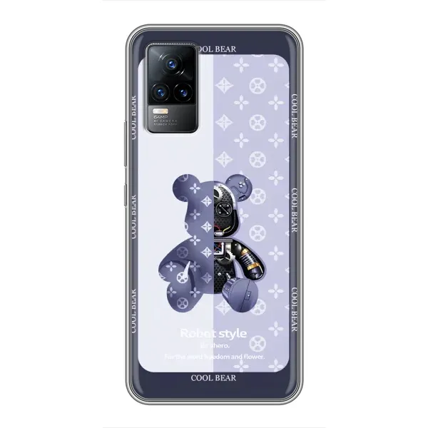 Чехол с принтом «Медвежонок LV» для Vivo V21E