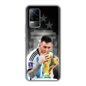 Чохли для Vivo V21E (Leo чемпіон) (AlphaPrint) (Мессі Чемпіон)