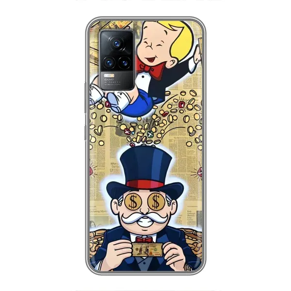 Чехол с принтом «Монополия Мен» для Vivo V21E