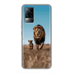 Чохол Король лев на ViVO V21E (Мусафа та Сімба)