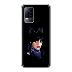 Чохли Венсдей на Vivo V21E Уенсдей (AlphaPrint) (серйозна Венздей)