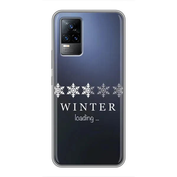 Чехол с принтом «Winter loading» для Vivo V21E