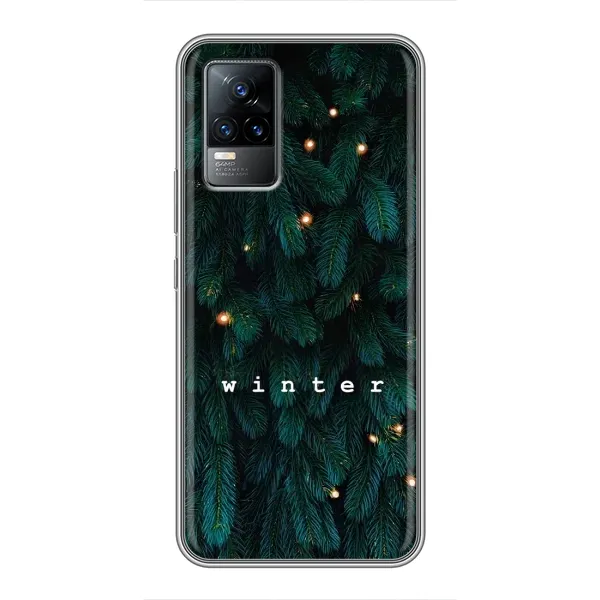 Чохол з принтом «Winter» для Vivo V21E