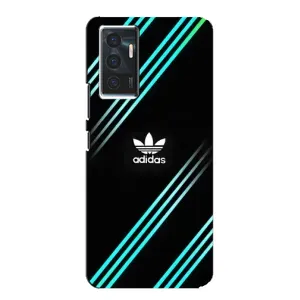 Чехлы Адидас для Vivo V23e (AlphaPrint) (Адидас с полосами)