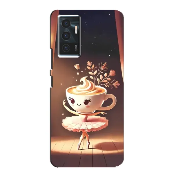 Чехол с принтом «Балерина капучина» для Vivo V23e