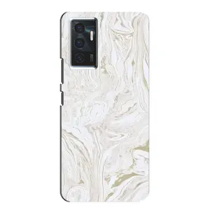 Мраморный чехол на Vivo V23e (VPrint) (Белый мрамор)
