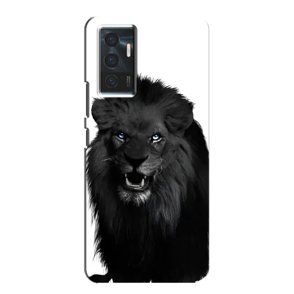 Чехол с принтом «Черный ЛЕВ» для Vivo V23e