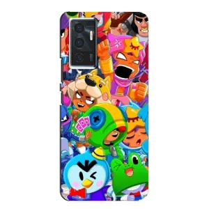 Чехлы Brawl Stars для Vivo V23e (AlphaPrint) (Герои Бравл Старс)