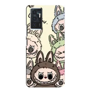 Чехол с Лабубу на Vivo V23e (Золотая обезьяна Bored Ape)