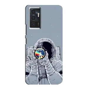 Чехол NASA для Vivo V23e (AlphaPrint) (Космонавт фото)