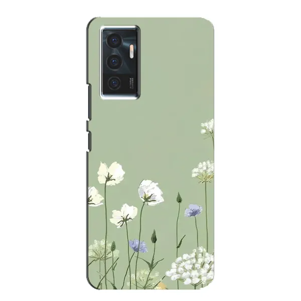 Чехол с принтом «Цветы на зеленом» для Vivo V23e Чехол с принтом «Цветы на зеленом» для Vivo V23e