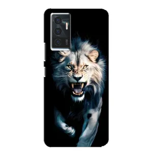 Чехол с картинкой «Хищники» для Vivo V23e (Лев в темноте)