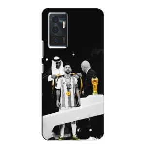 Чехлы для Vivo V23e (Leo чемпион) (AlphaPrint) (Месси в накидке)