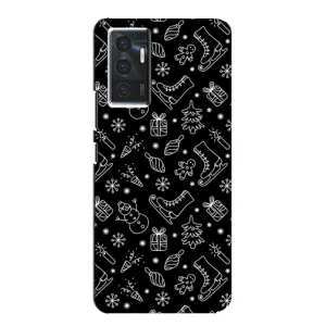 Новогодние, Праздничные Чехлы для Vivo V23e - 2024 год (Новогодний фон)